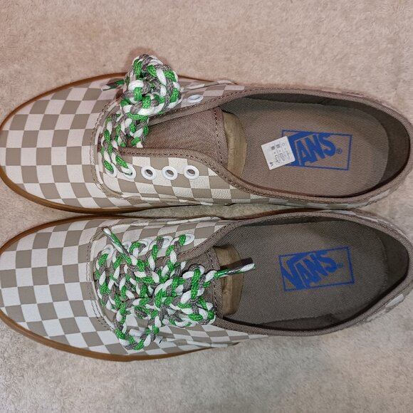 Vans Men's 10 Authentic Moon Rock/Gum Checkerboard VN0009PVY6Z - Picture 8 of 12